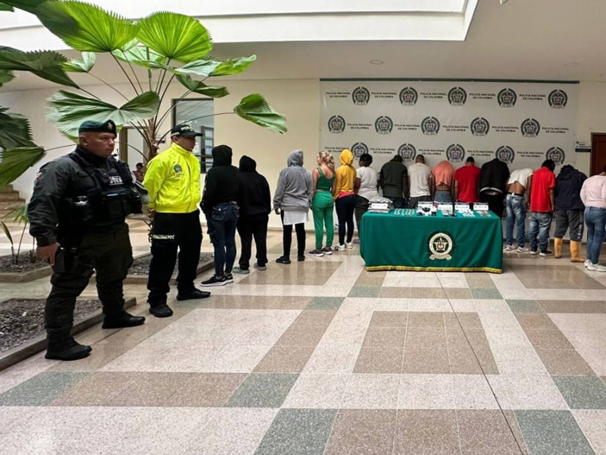 En Quindío fue desarticulada organización delincuencial denominada ‘Aarón’