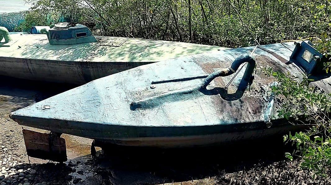 Hallan semisumergibles en el pacifico de Nariño/Cortesía Armada Nacional