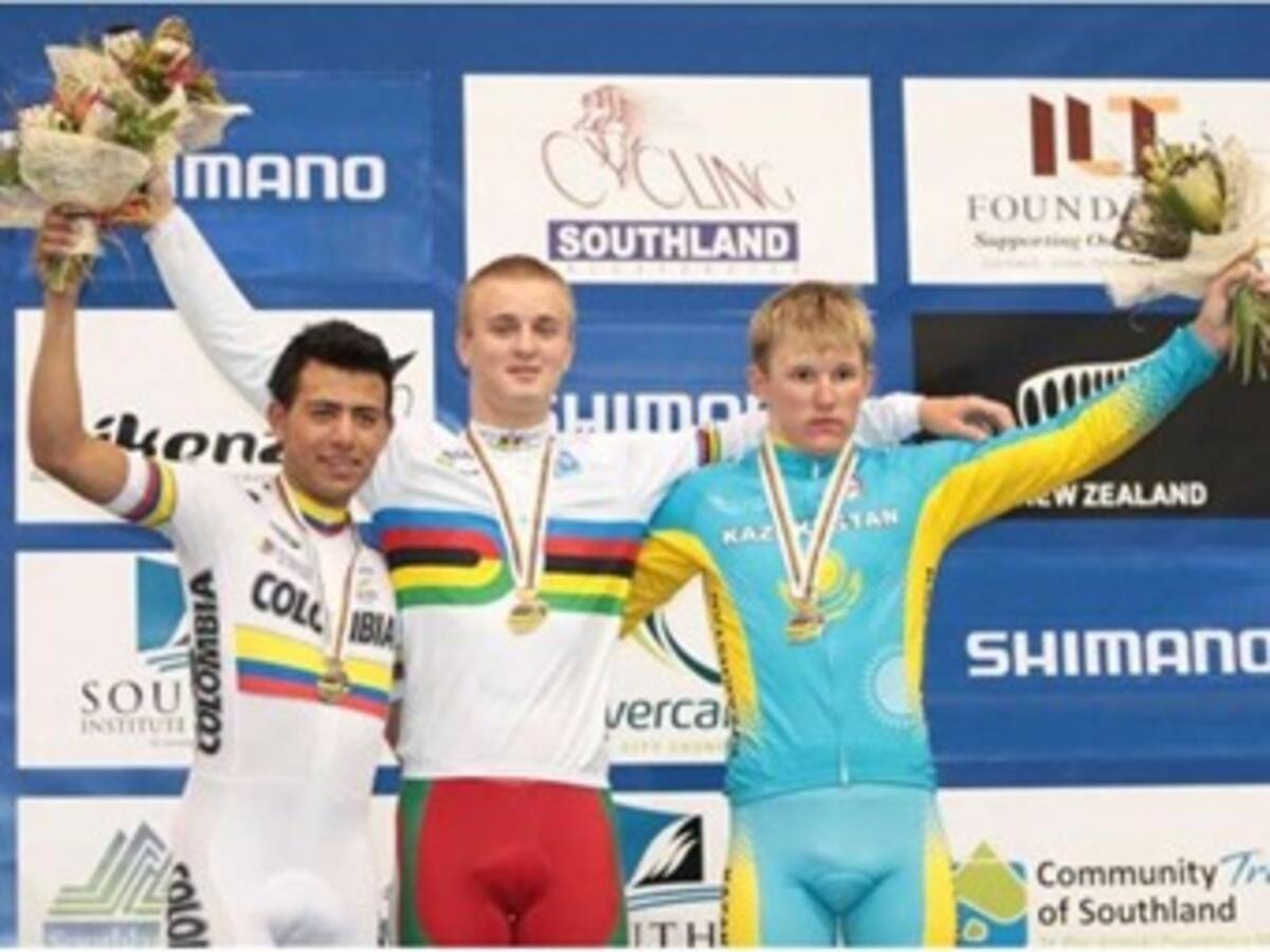 Medalla de plata para Colombia en el Mundial juvenil de ciclismo en pista