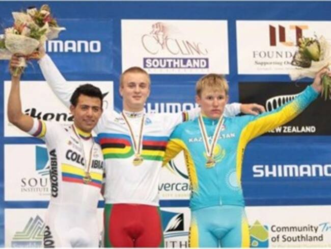 Medalla de plata para Colombia en el Mundial juvenil de ciclismo en pista