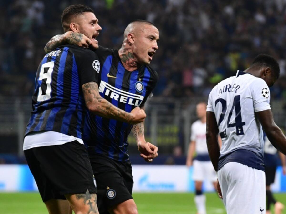 Dávinson Sánchez y Tottenham caen ante el Inter en la Champions