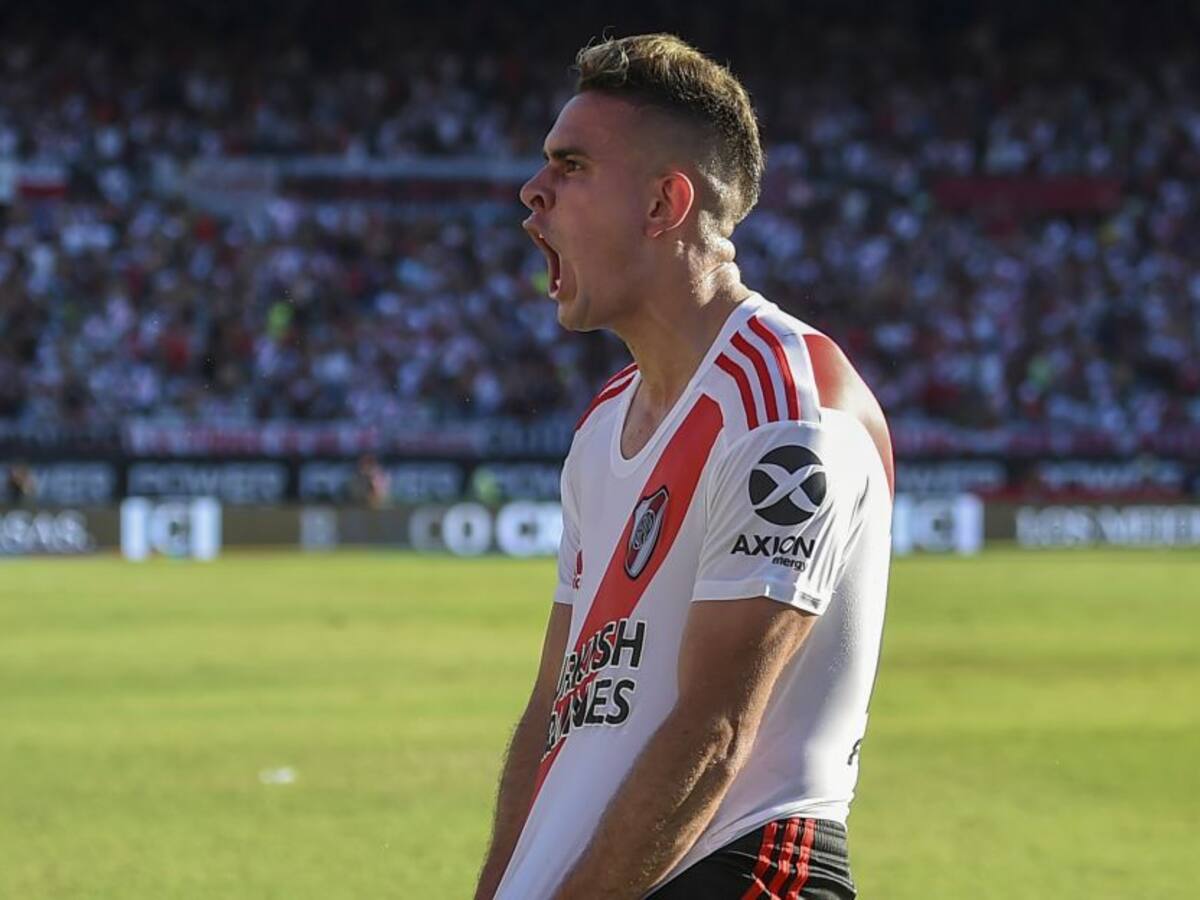 ¡Máquina! Nuevo gol de Borré con River Plate y es goleador de la Superliga