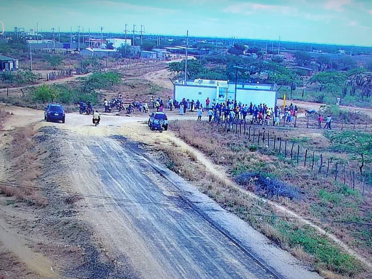 Nuevamente Manaure, La Guajira, sin el servicio de gas por protestas