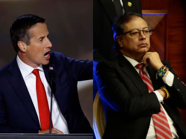 Bernie Moreno y Gustavo Petro. Fotos: Getty Images.
