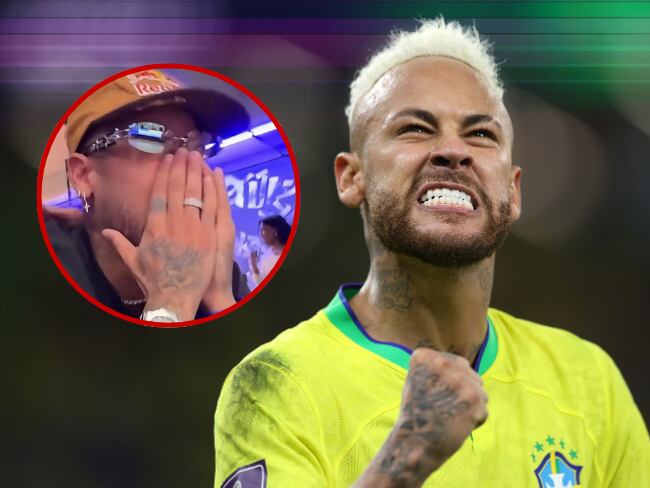 Neymar festeja su gol ante Croacia en el Mundial de Qatar 2022 / Getty Images.