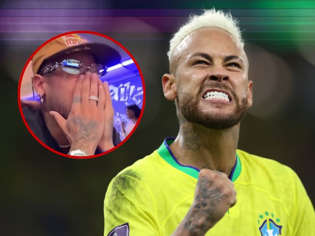 Neymar festeja su gol ante Croacia en el Mundial de Qatar 2022 / Getty Images.