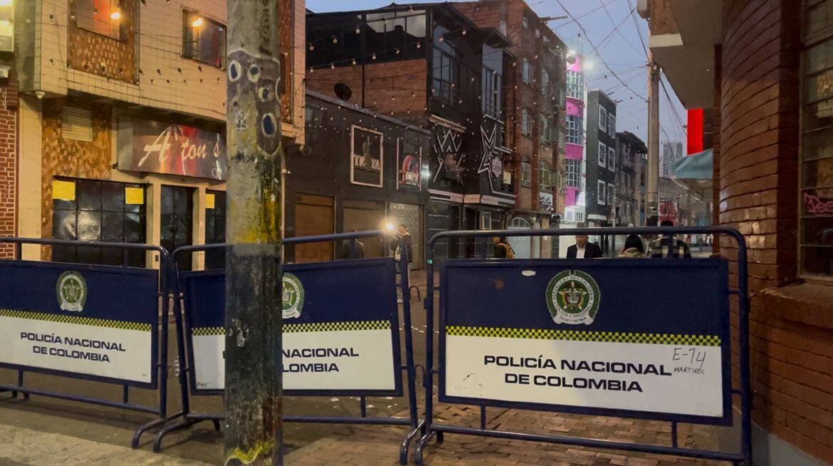 Atentado terrorista en zona de tolerancia en Bogotá. Foto: Caracol Radio.