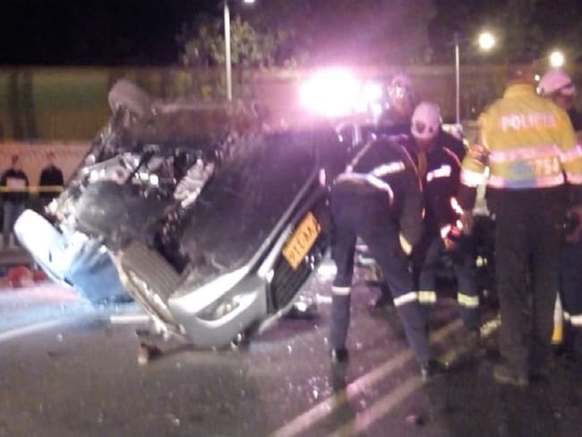 Tres muertos por accidente de tránsito en la vía a La Calera