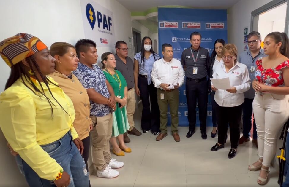 Apertura de los PAF en Pueblo Rico - Fiscalía seccional Risaralda.
