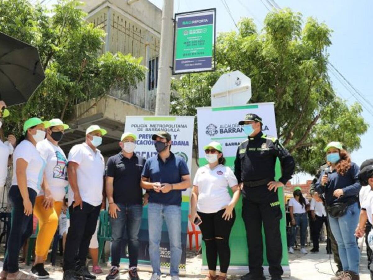 Cinco barrios de Barranquilla instalaron alarmas comunitarias