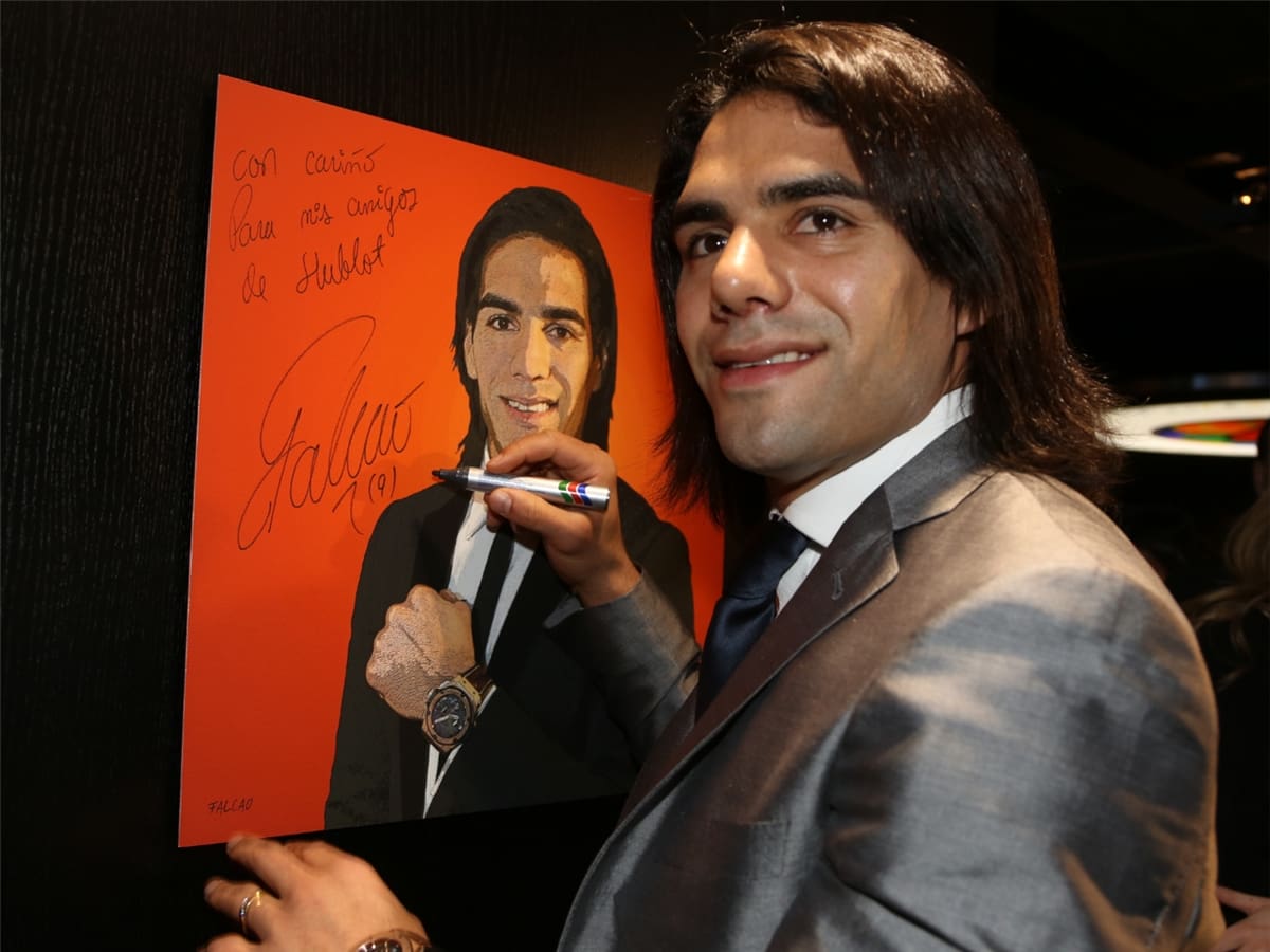 Falcao, con tiempo para los negocios