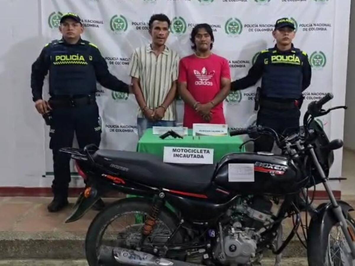 “Tony” y “Samir”, capturados por presunto hurto en San Juan Nepomuceno- Bolívar