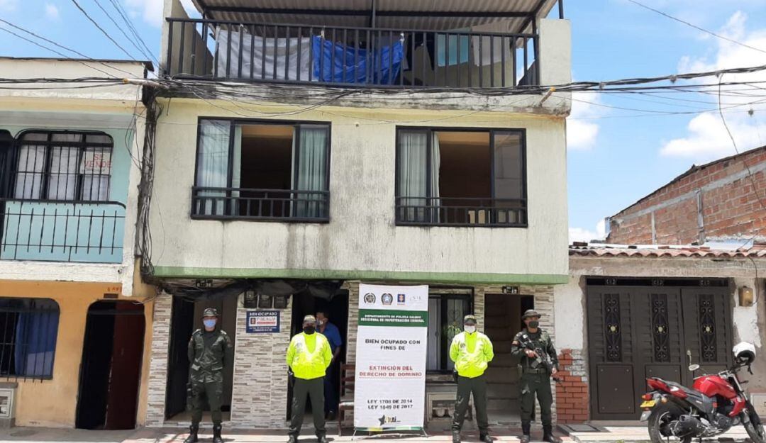 Extinción de dominio en Chinchiná, Caldas