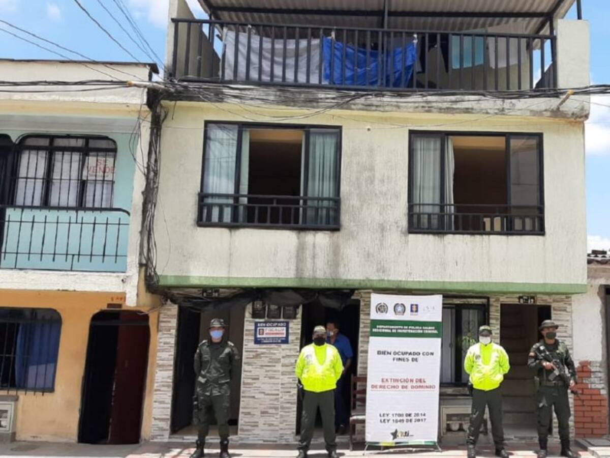 Aplican la extinción de dominio a varios inmuebles en Chinchiná