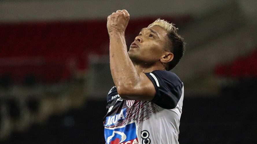 Teo Gutiérrez bromeó con jugar en Boca Juniors. Foto: SERGIO MORAES/AFP via Getty Images