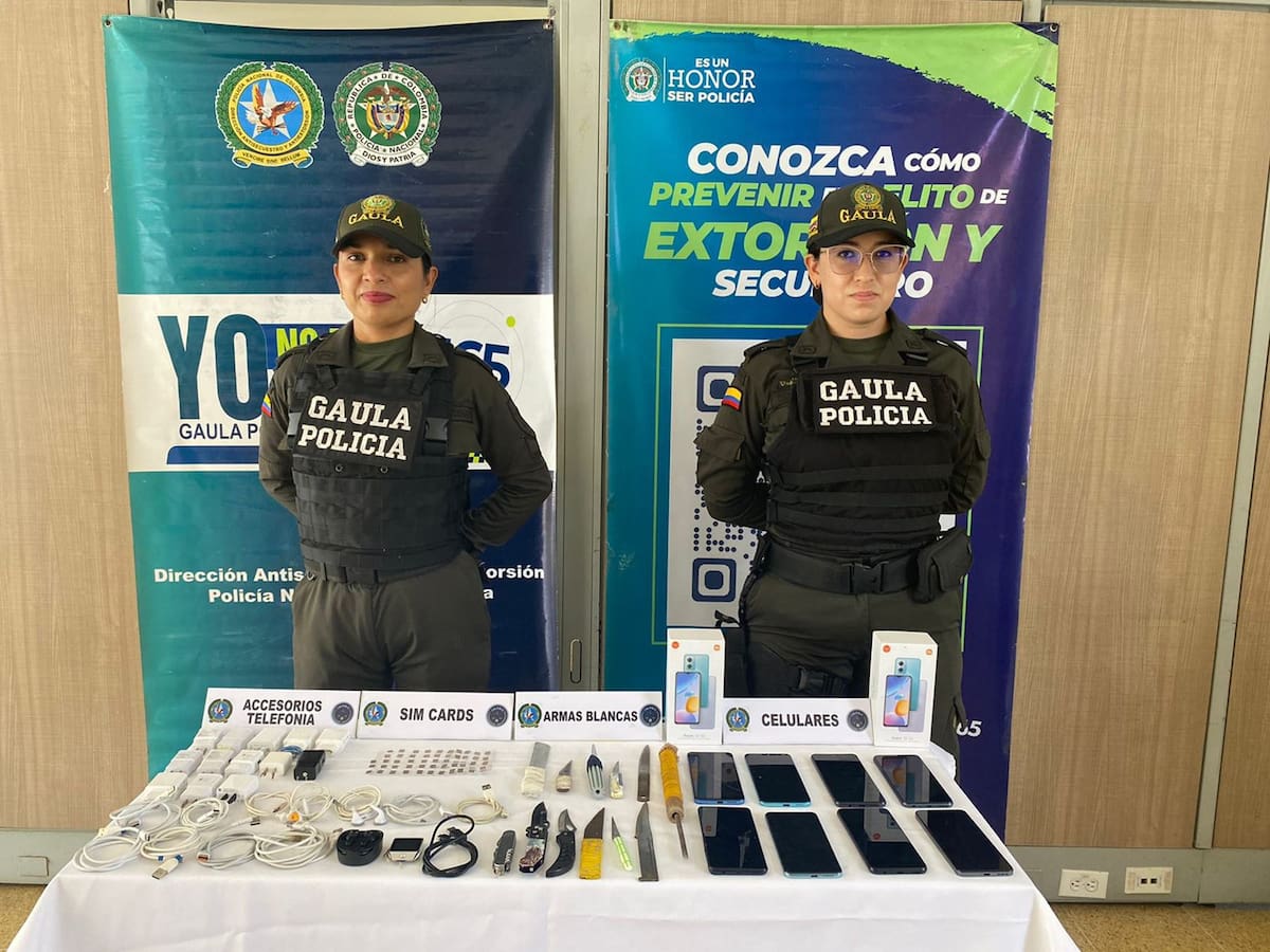El Gaula de la Policía intervino un patio de la cárcel de Ibagué