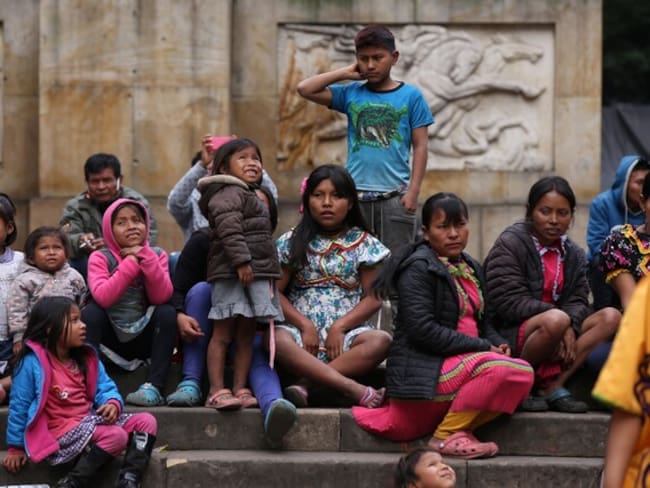 Guardia indígena no está permitiendo atención de niños en refugio en Bogotá