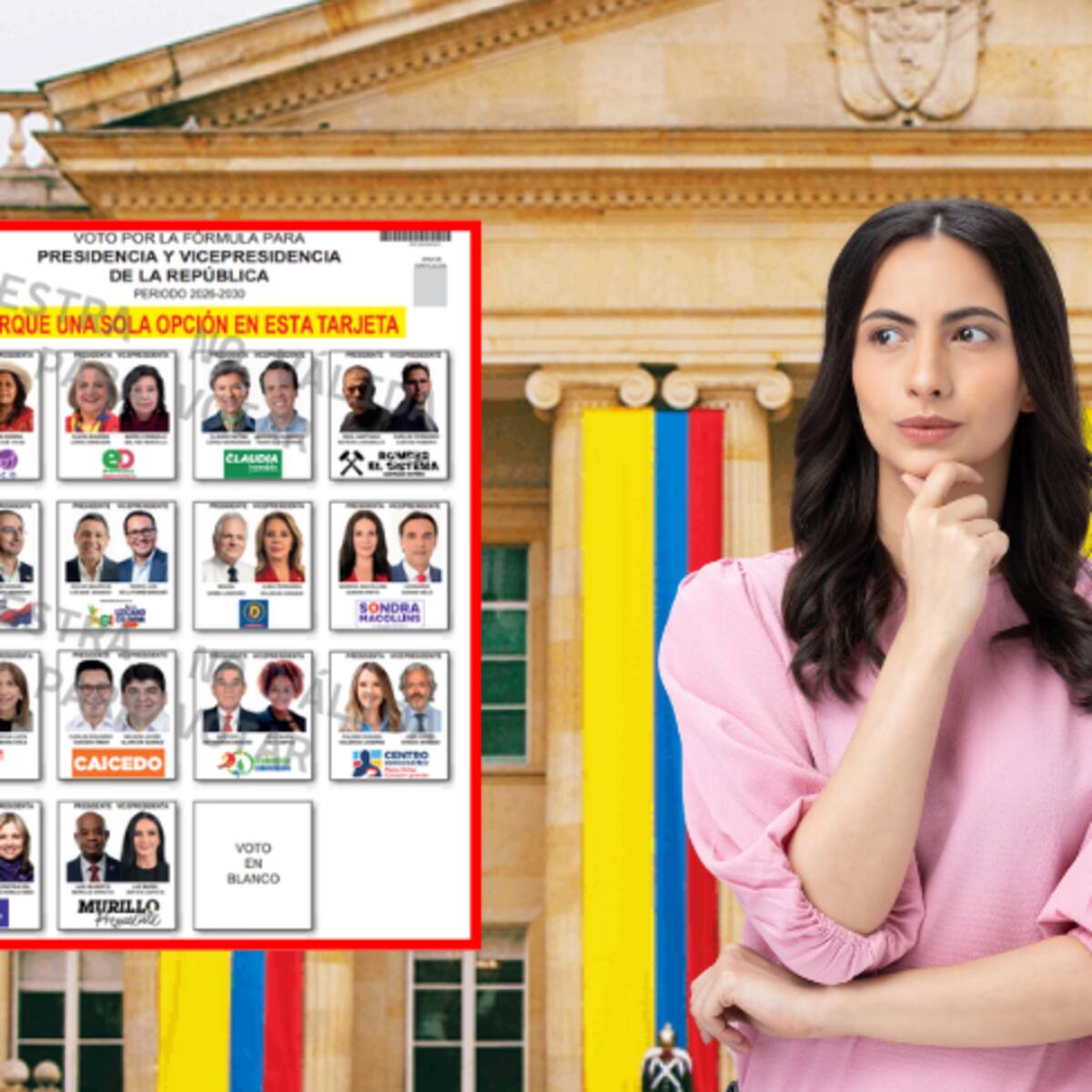 Elecciones en Colombia 2026: ¿Puede pedir un nuevo tarjetón si se equivoca? Registraduría responde
