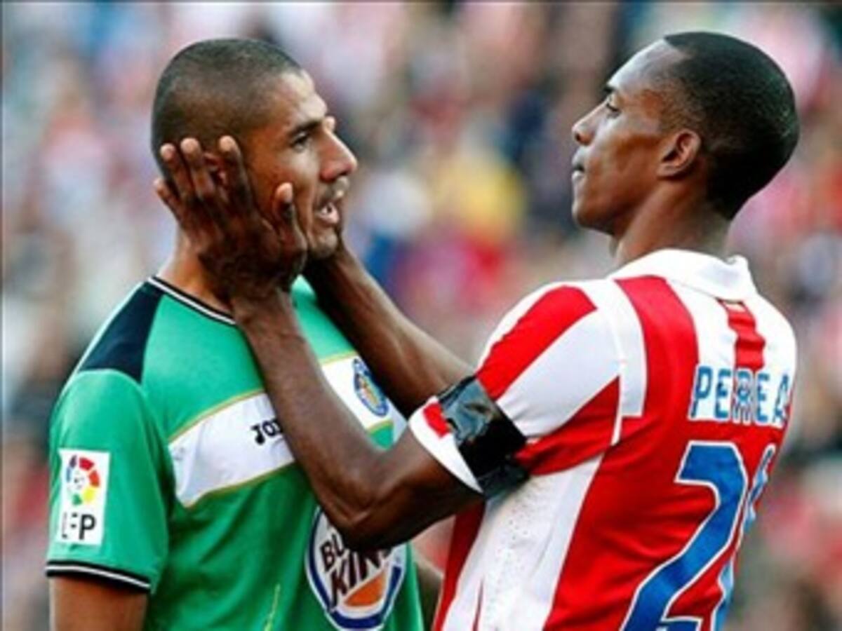 Luis Amaranto Perea completó 250 partidos con el Atlético de Madrid