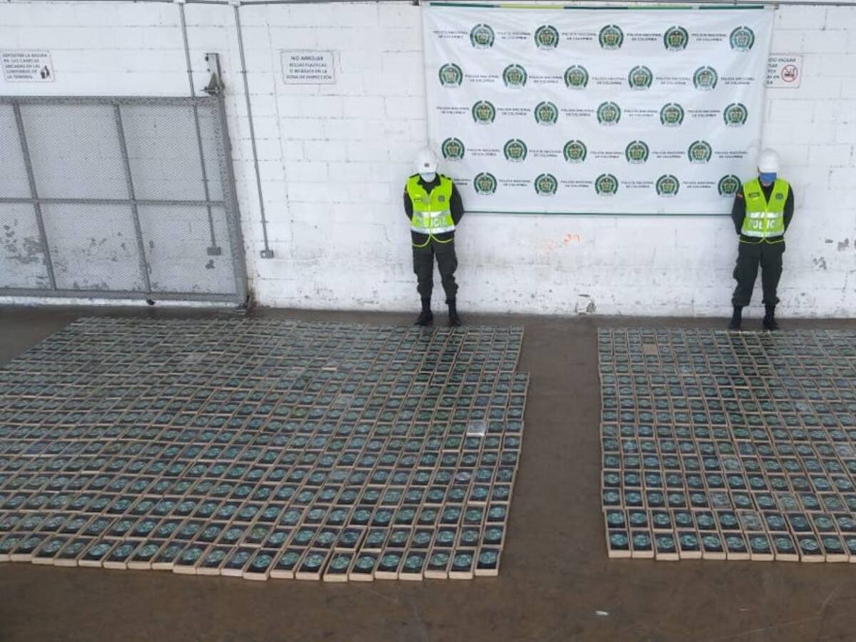 Golpe al narcotráfico: incautan 1.100 kilos de cocaína en Santa Marta