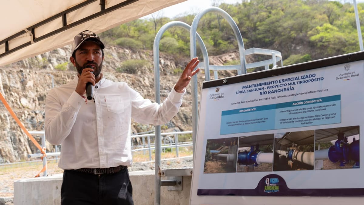 ADR entrega avances en el suministro de agua del Proyecto Multipropósito Río Ranchería en La Guajira