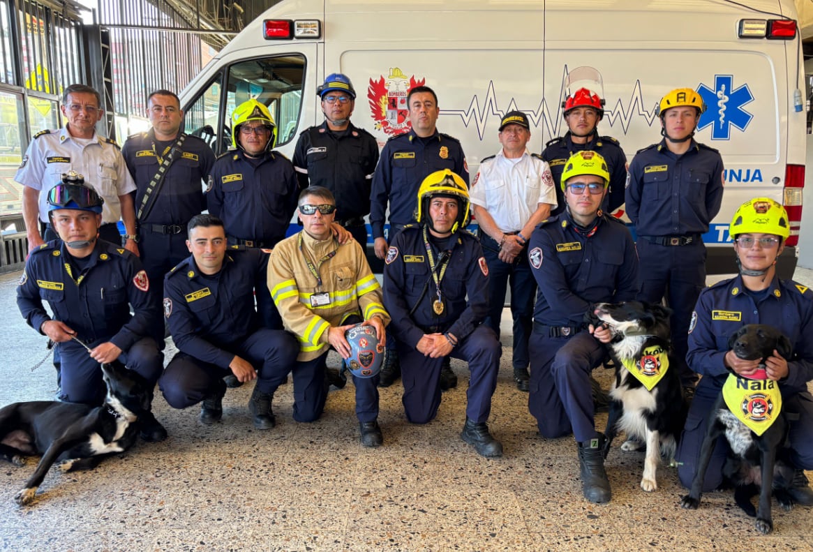 Bomberos de Tunja apoyarán rescate en el Eje Cafetero