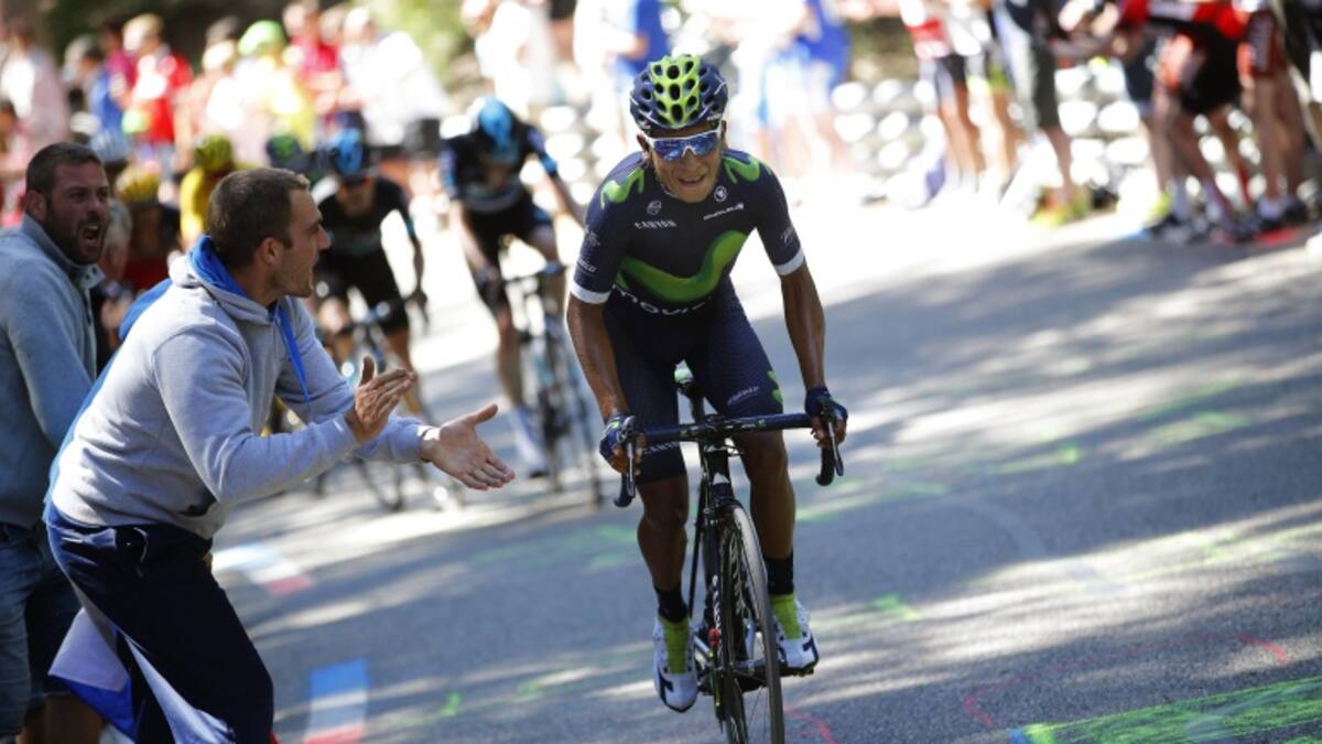 Nairo Quintana ascendió al tercer puesto en la clasificación general del Tour