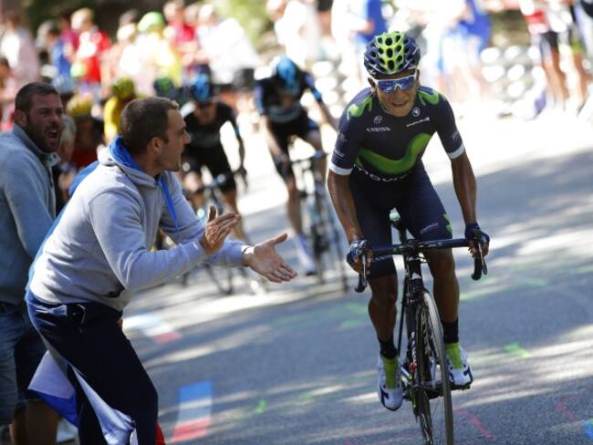 Nairo Quintana ascendió al tercer puesto en la clasificación general del Tour