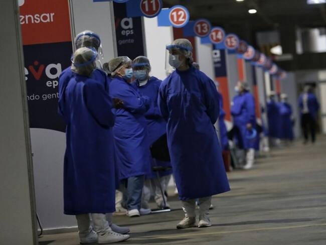 Punto masivo de inmunización contra la COVID-19