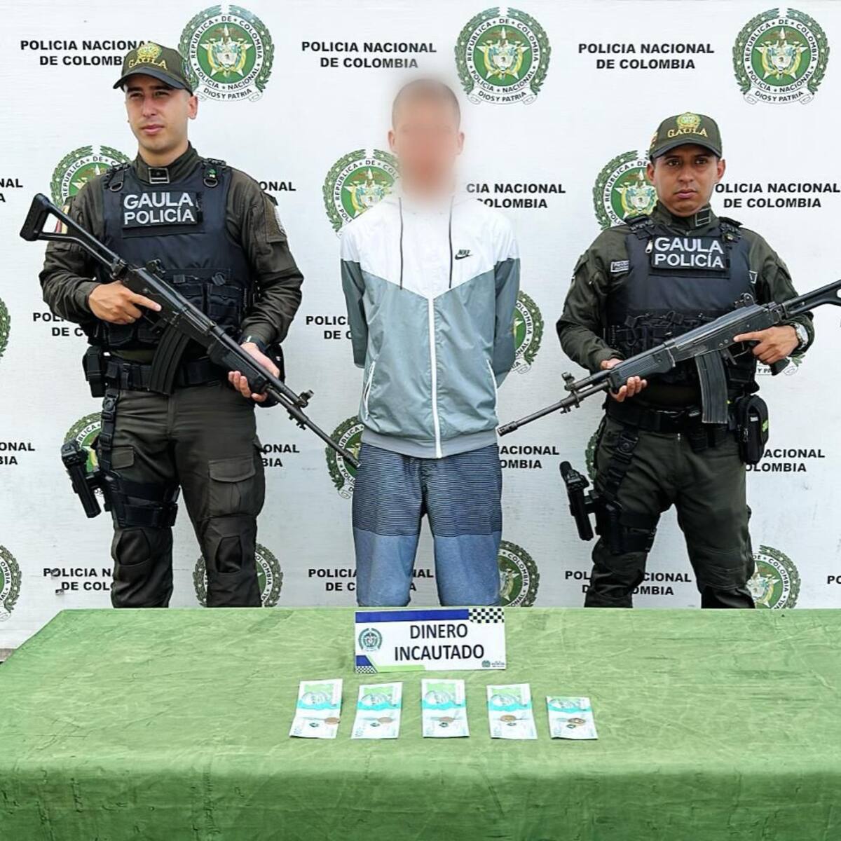 Menor de edad sorprendido en el Valle cobrando 3 millones de una presunta extorsión