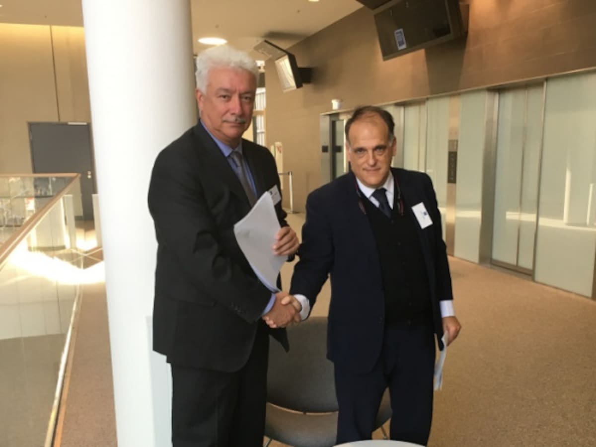 La Dimayor firma un acuerdo de colaboración con La Liga de España