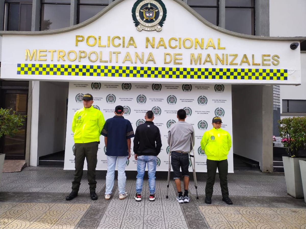 Desmantelan banda delincuencial dedicada al hurto de viviendas en Manizales