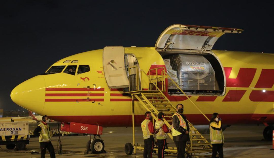 Llegadas vacunas Pfizer