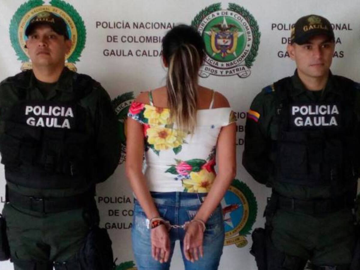 En la Dorada fue capturada una mujer por presunto secuestro