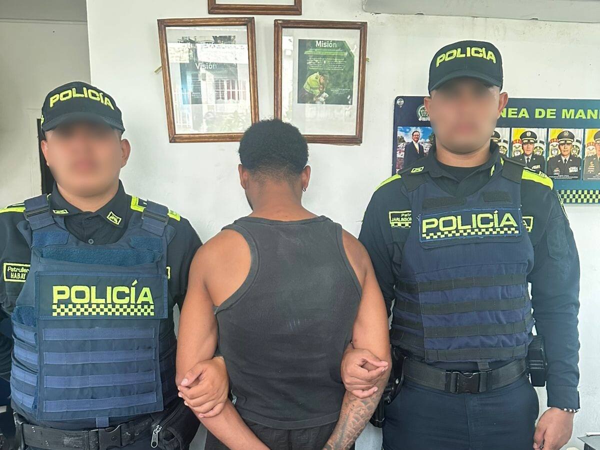 Cayó ‘El Omar’ con una pistola calibre 9 milímetros en el barrio Loma Fresca