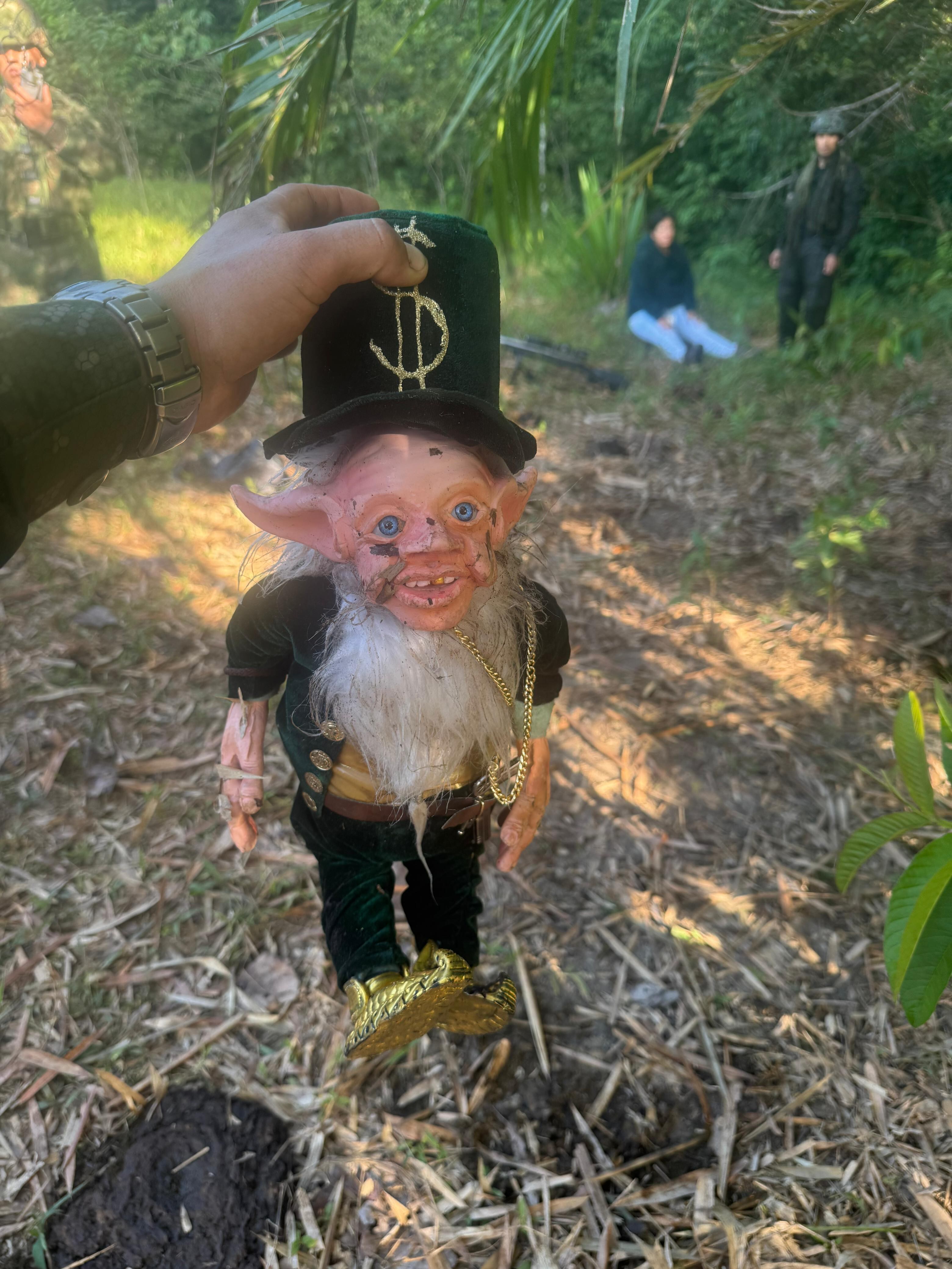 Muñeco esotérico de alias ‘Jhon Naranjo’