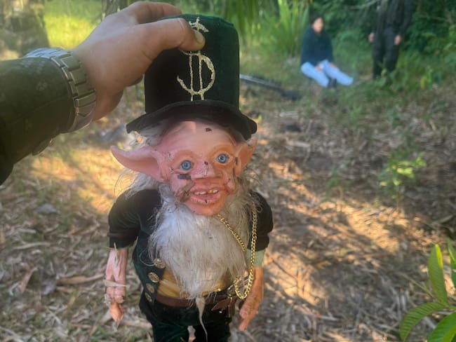 Muñeco esotérico de alias ‘Jhon Naranjo’