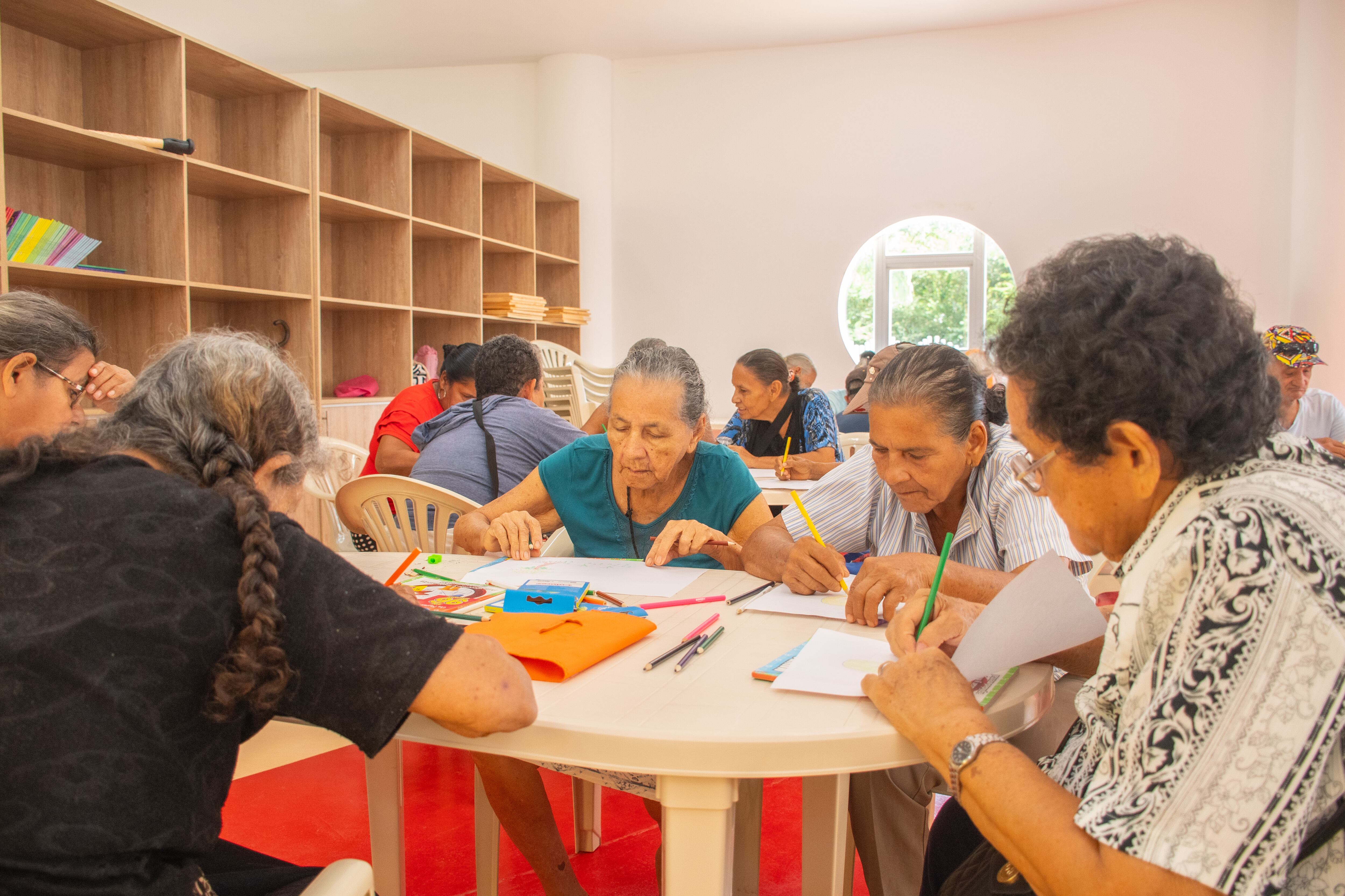 Adultos mayores en el Centro de Vida de Guamal, Magdalena (Foto: cortesía)