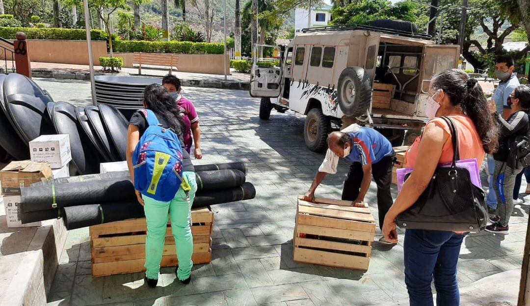 Mujeres beneficiarias del proyecto