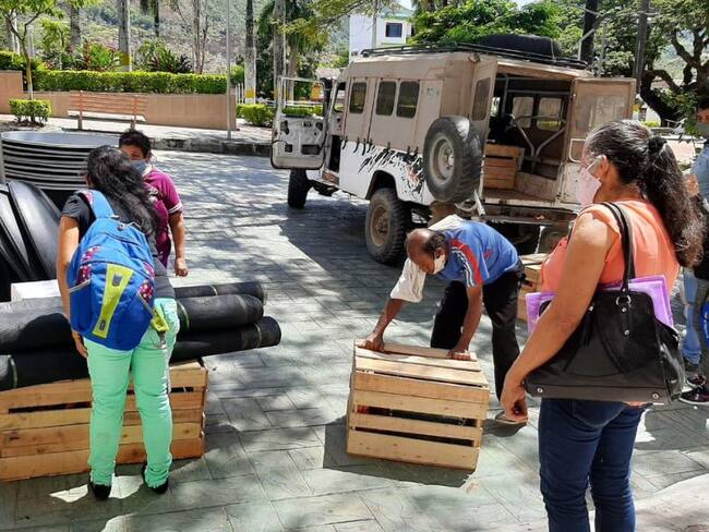 Mujeres beneficiarias del proyecto