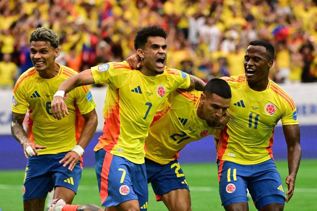 Colombia vs. Paraguay. Foto: Getty Images.