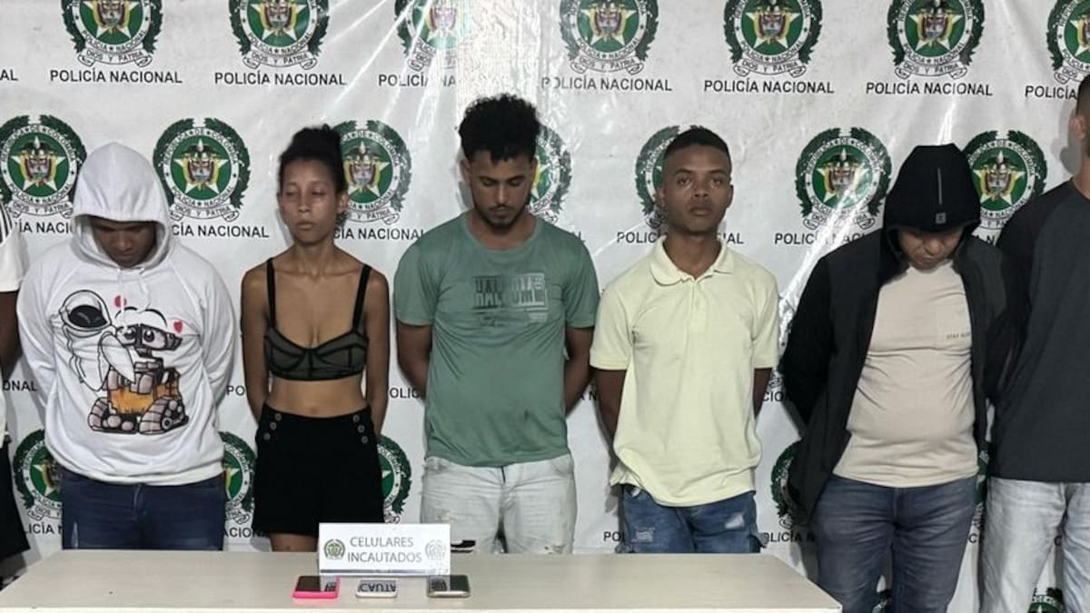 Capturan a 18 presuntos extorsionistas en Barranquilla: tienen más de 40 anotaciones judiciales