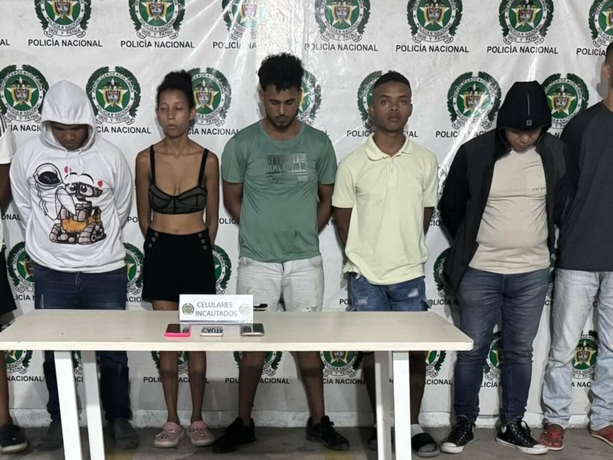 Capturan a 18 presuntos extorsionistas en Barranquilla: tienen más de 40 anotaciones judiciales