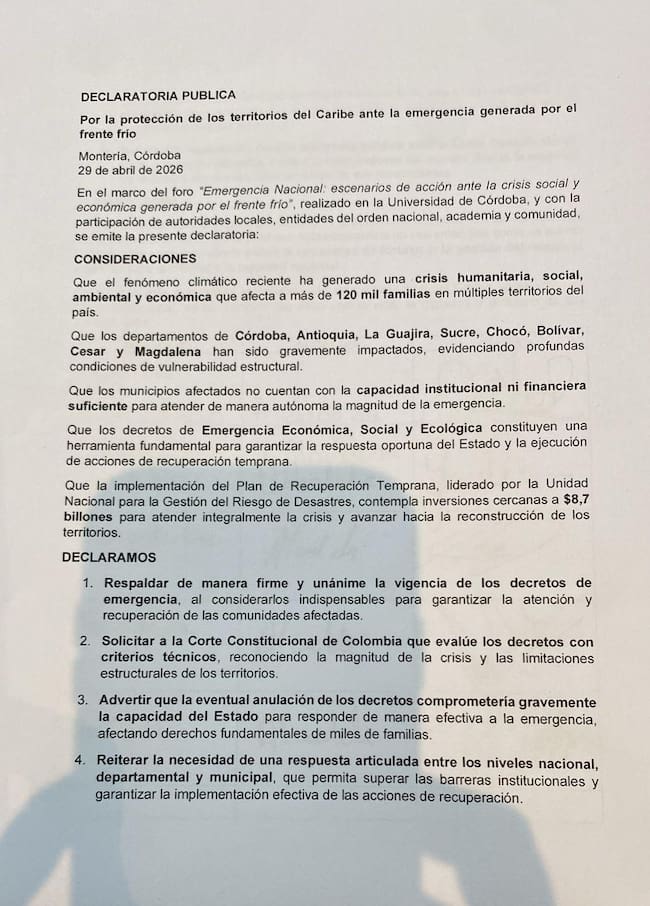 Carta de los alcaldes a la Corte Constitucional.