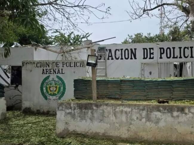 Estación de Policía Arenal del Sur. // Colprensa