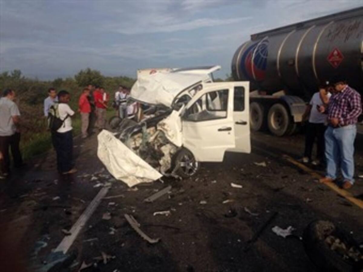 Siete heridos en accidente en la vía Ciénaga a Barranquilla