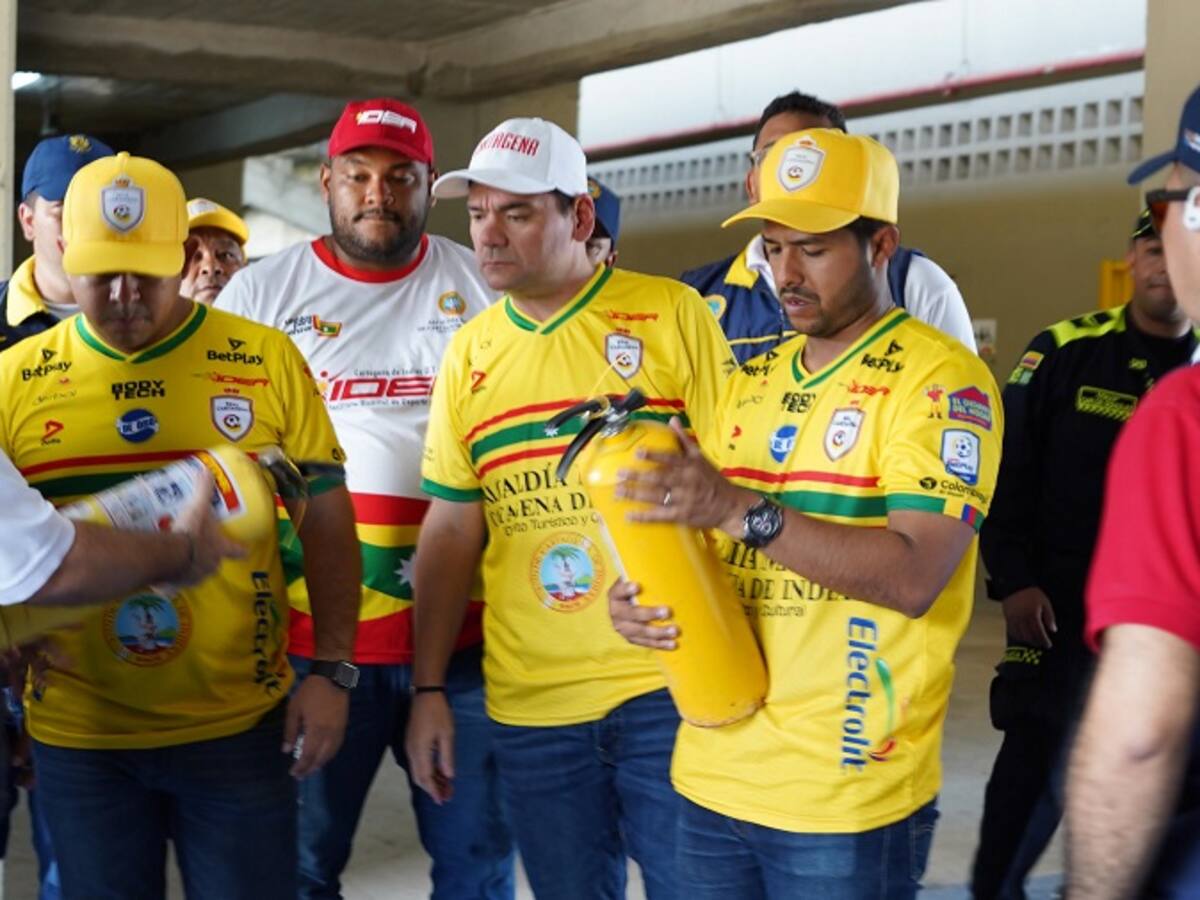 Instalaron Puesto de Mando Uniformado por partido de Real Cartagena