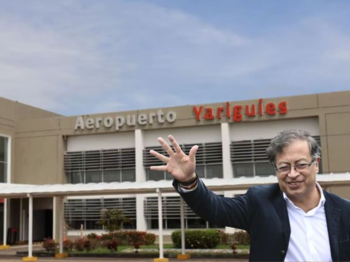 Presidente Petro hace transbordo en aeropuerto de Barrancabermeja: estas son las restricciones