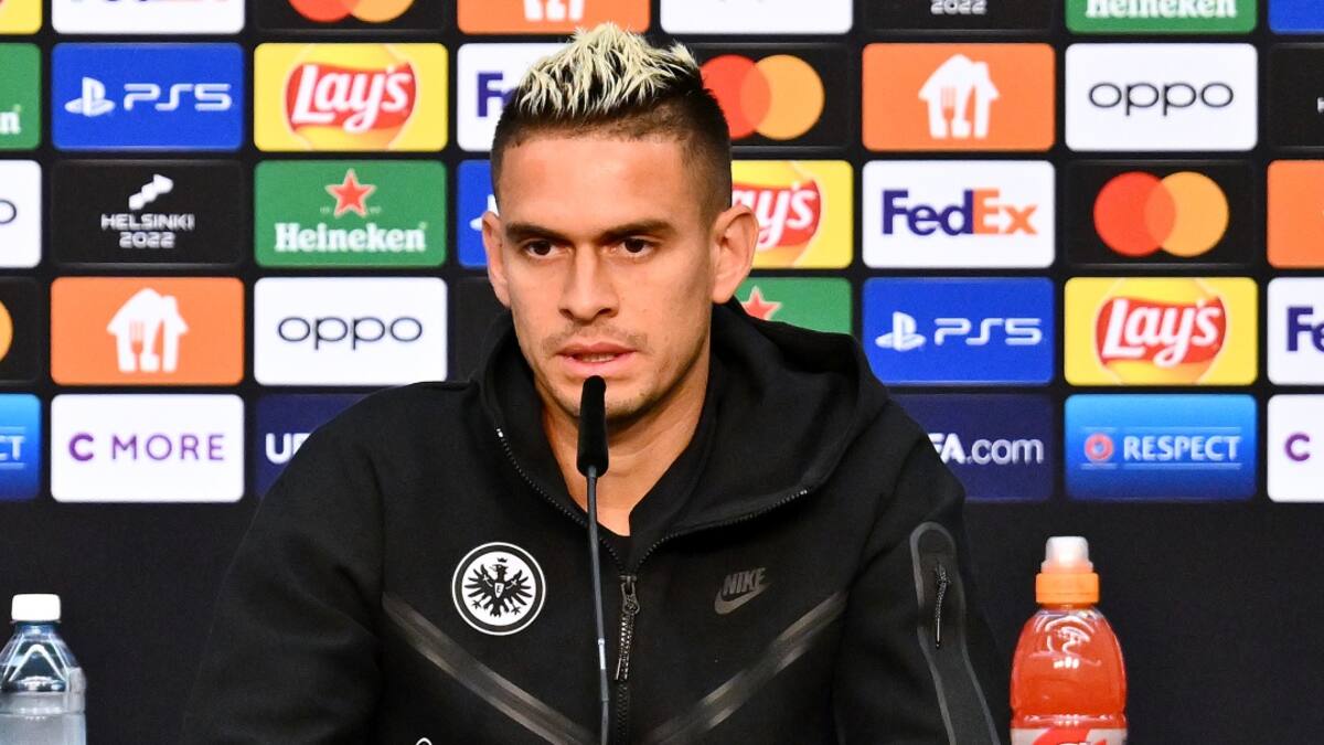 Borré avisa a Courtois de cara a la Supercopa de Europa: "También sufre"