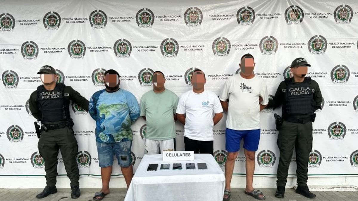Capturadas cinco personas por extorsión en Santa Marta